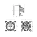 CRAWER Hyperios ND1 abbaglianti e anabbaglianti CR-3009-ND1S - immagine 10