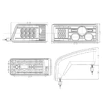 Set fari CRAWER per CASE IH CR-3014 - immagine 4