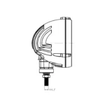 Faro anteriore a LED CRAWER anabbagliante universale CR-3019 - immagine 12