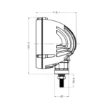 Set fari LED CRAWER universali rotondi CR-3019S - immagine 12