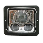 Set di fari quadrati a LED CRAWER neri CR-3026S - immagine 2