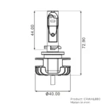 Kit fari LED 880/881 CRAWER - CRWKL880 - immagine 14