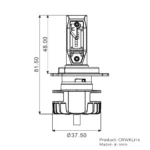 Kit fari a LED H4 CRAWER -  CRWKLH4 - immagine 12