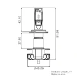 Kit fari a LED H7 CRAWER - CRWKLH7 - immagine 11