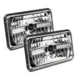 Faro da incasso CRAWER CR-3024 rettangolare (abbagliante e anabbagliante)