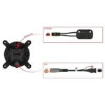 Faro anteriore a LED CRAWER da 90 mm – Anabbagliante e Halo – CR-3007-P - immagine 9